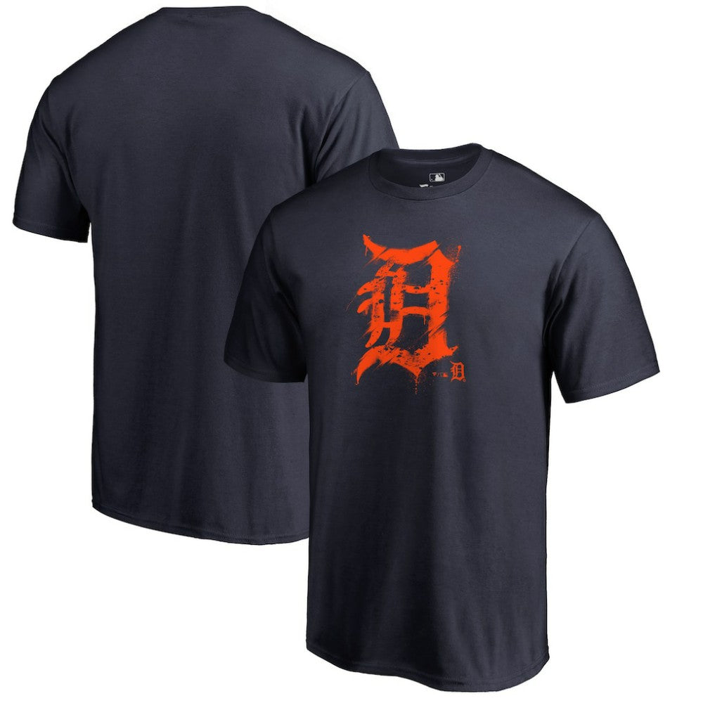 Detroit Tigers Splatter Logo T-Shirt Clearance
