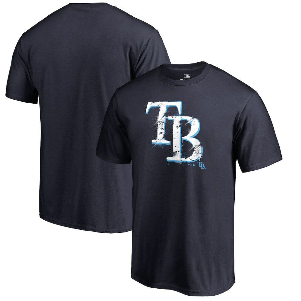 Tampa Bay Rays Splatter Logo T-Shirt discount