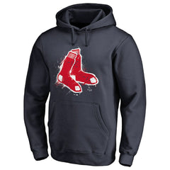 Boston Red Sox Splatter Logo Pullover Hoodie Near Me