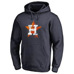 Houston Astros Splatter Logo Pullover Hoodie On Sale