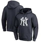 New York Yankees Splatter Logo Pullover Hoodie On Sale