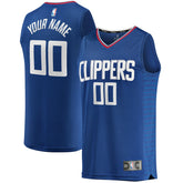 Fanatics - LA Clippers Fast Break Custom Replica Jersey Royal - Icon Edition