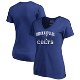 Indianapolis Colts Women's Vintage Collection Victory Arch V-Neck T-Shirt Royal - NFL