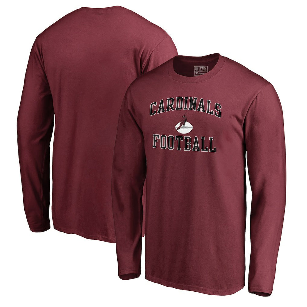 Arizona Cardinals Vintage Collection Victory Arch Long Sleeve T-Shirt Cardinal - NFL