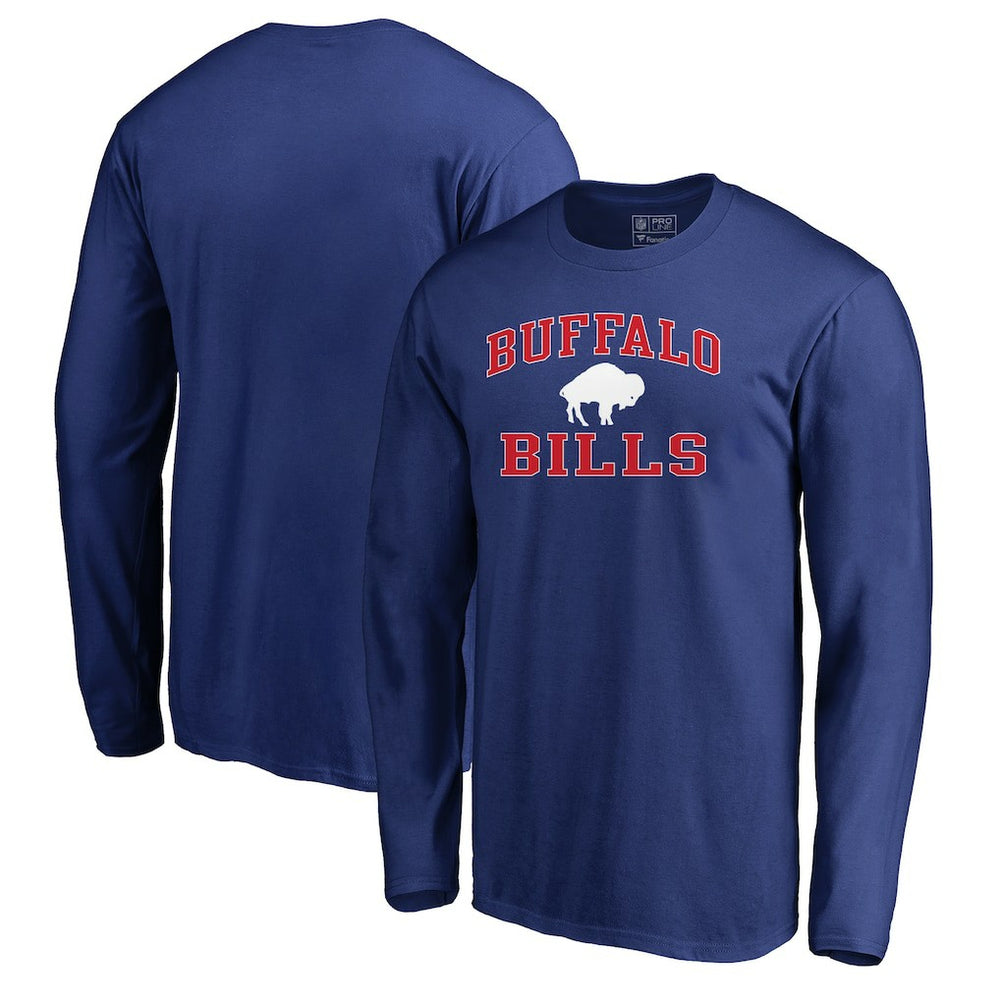 Buffalo Bills Vintage Collection Victory Arch Long Sleeve T-Shirt Royal - NFL