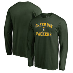 Green Bay Packers Vintage Collection Victory Arch Long Sleeve T-Shirt Green - NFL