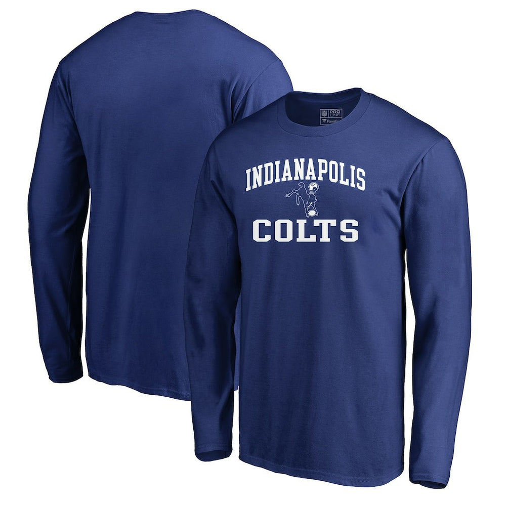 Indianapolis Colts Vintage Collection Victory Arch Long Sleeve T-Shirt Royal - NFL