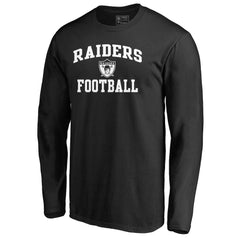Las Vegas Raiders Vintage Collection Victory Arch Long Sleeve T-Shirt Black - NFL