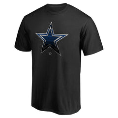 Dallas Cowboys Personalized Midnight Mascot T-Shirt Black - NFL