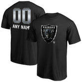 Las Vegas Raiders Personalized Midnight Mascot T-Shirt Black - NFL