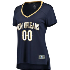 Fanatics - New Orleans Pelicans Women's Fast Break Custom Jersey Navy - Icon Edition