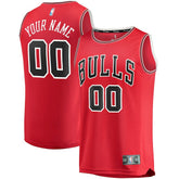 Fanatics - Chicago Bulls Youth Fast Break Custom Replica Jersey Red - Icon Edition