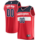 Fanatics - Washington Wizards Youth Fast Break Custom Replica Jersey Red - Icon Edition