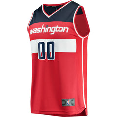 Fanatics - Washington Wizards Youth Fast Break Custom Replica Jersey Red - Icon Edition