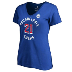 Fanatics - Joel Embiid Philadelphia 76ers Women's Plus Size Notable T-Shirt - Royal