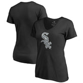 Chicago White Sox Women's Static Logo V-Neck T-Shirt for sale