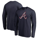 Atlanta Braves Static Logo Long Sleeve T-Shirt Lifestyle