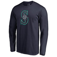 Seattle Mariners Static Logo Long Sleeve T-Shirt discount