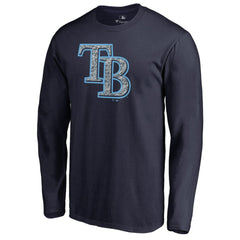 Tampa Bay Rays Static Logo Long Sleeve T-Shirt Online