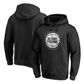 NBA - Detroit Pistons Marble Logo Pullover Hoodie - Black