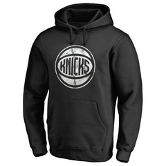 NBA - New York Knicks Marble Logo Pullover Hoodie - Black