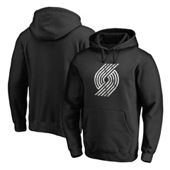 NBA - Portland Trail Blazers Marble Logo Pullover Hoodie - Black