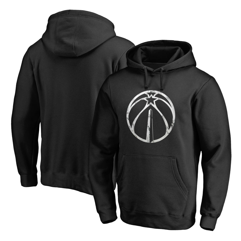 NBA - Washington Wizards Marble Logo Pullover Hoodie - Black