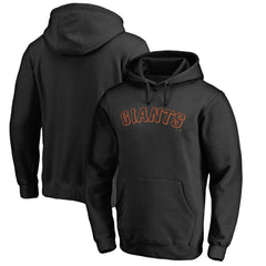 San Francisco Giants Official Wordmark Fitted Pullover Hoodie Lifestyle