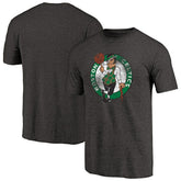 NBA - Boston Celtics Distressed Logo Tri-Blend T-Shirt - Black