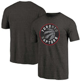 NBA - Toronto Raptors Distressed Logo Tri-Blend T-Shirt - Black
