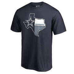 Dallas Cowboys Hometown Collection T-Shirt Navy - NFL