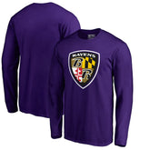 Baltimore Ravens Hometown Collection Long Sleeve T-Shirt Purple - NFL