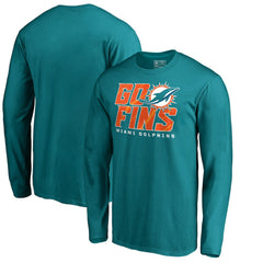 Miami Dolphins Hometown Collection Long Sleeve T-Shirt Aqua - NFL
