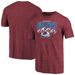 Colorado Avalanche - Hometown Collection Tri-Blend T-Shirt Burgundy