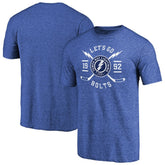 Tampa Bay Lightning - Hometown Collection Tri-Blend T-Shirt Blue
