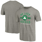 NBA - Boston Celtics No Luck Hometown Collection Tri-Blend T-Shirt - Gray