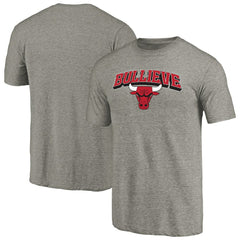 NBA - Chicago Bulls Bullieve Hometown Collection Tri-Blend T-Shirt - Gray