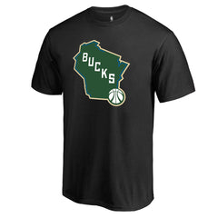 NBA - Milwaukee Bucks Bucks State Hometown Collection T-Shirt - Black