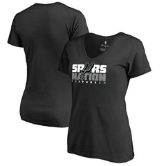 NBA - San Antonio Spurs Women's Spurs Nation Hometown Collection T-Shirt - Black