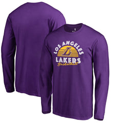 NBA - Los Angeles Lakers Sundown Hometown Collection Long Sleeve T-Shirt - Purple