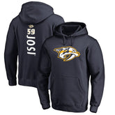 Roman Josi Nashville Predators - Backer Name & Number Pullover Hoodie Navy