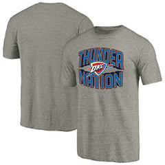 NBA - Oklahoma City Thunder Thunder Nation Hometown Collection Tri-Blend T-Shirt - Gray