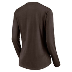 San Diego Padres Women's Cooperstown Collection Wahconah Long Sleeve V-Neck T-Shirt discount
