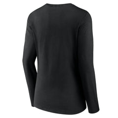 Colorado Rockies Women's Team Lockup Slim Fit Long Sleeve V-Neck T-Shirt Lifestyle