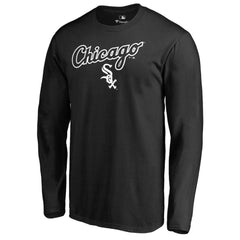 Chicago White Sox Team Lockup Long Sleeve T-Shirt Near Me