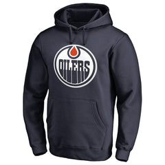 Connor McDavid Edmonton Oilers - Backer Name & Number Pullover Hoodie Navy