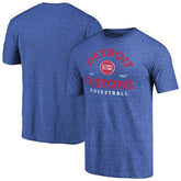 NBA - Detroit Pistons Vintage Arch Tri-Blend T-Shirt - Royal