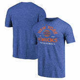 NBA - New York Knicks Vintage Arch Tri-Blend T-Shirt - Royal