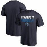 NBA - Minnesota Timberwolves Fade Out T-Shirt - Navy