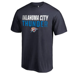 NBA - Oklahoma City Thunder Fade Out T-Shirt - Navy